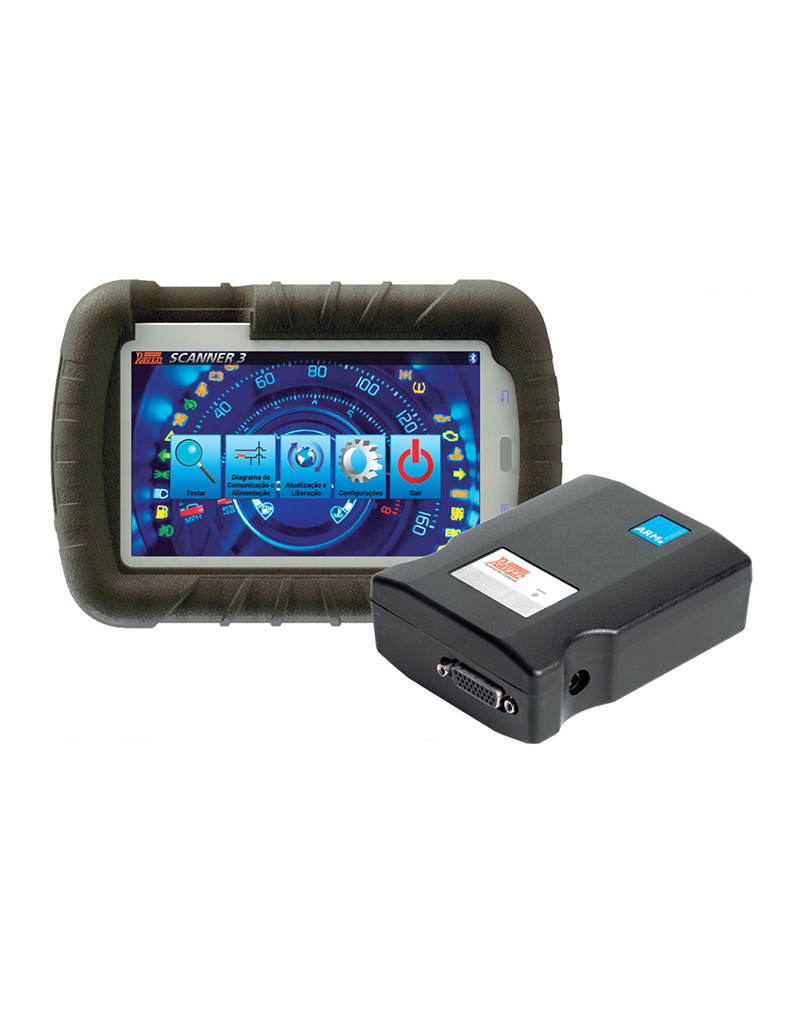 Scanner Automotivo 3 com Tablet de 7 Polegadas Raven Leone Equipamentos